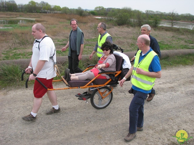 randonnée sportive avec joëlettes, Eghezée, 2014